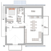 Grundriss-Ferienwohnung